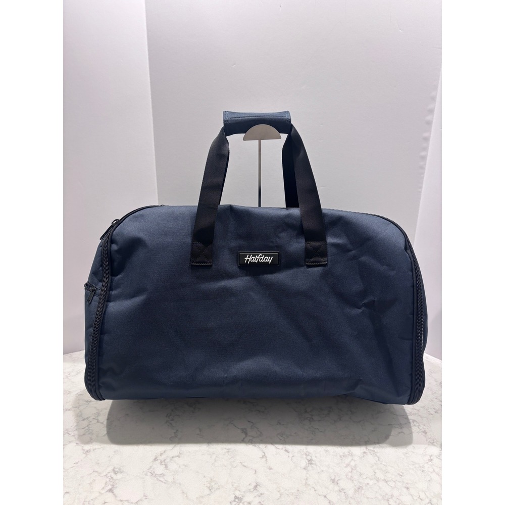 Halfday Travel Garment Duffel Bag Navy Blue 2-in-1 Weekender‎ Suit Bag
